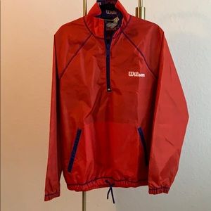 Medium Red Wilson Windbreaker